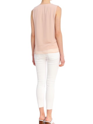 Бежевый топ MARELLA: фото 2 - Invogue